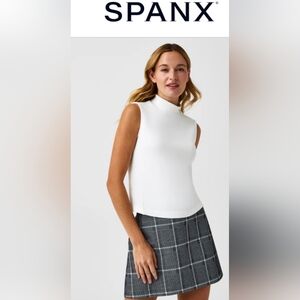 Spanx  AirEssentials Sleeveless Mock Neck Top M/M new with tag  powder color